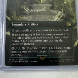 Magic: The Gathering The Earth Crystal FFIII Legendary Artifact Borderless Rare… - Image 4
