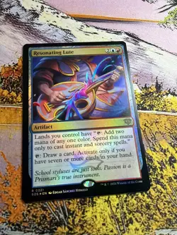 Resonating Lute R Secrets of Strixhaven 221 NM Foil MTG - Image 3