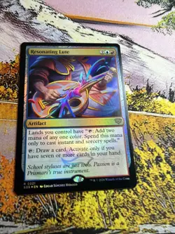 Resonating Lute R Secrets of Strixhaven 221 NM Foil MTG - Image 4
