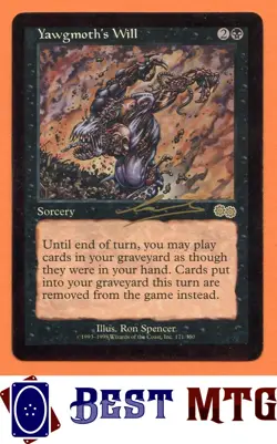 Magic The Gathering MTG Yawgmoth's Will nl171 INKED #A World Championship Decks - Image 1