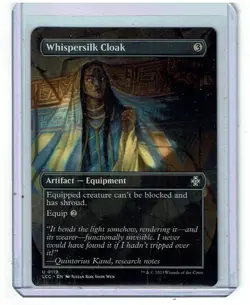 Whispersilk Cloak - Borderless - Lost Caverns of Ixalan - Image 1