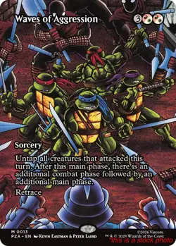 Waves of Aggression (Borderless) [Magic PZA - 13] Normal - Image 1