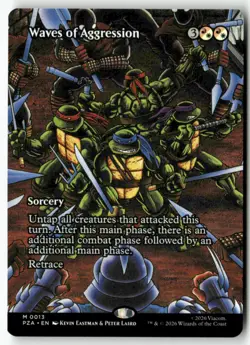 Waves of Aggression (Borderless) [Magic PZA - 13] Normal - Image 2