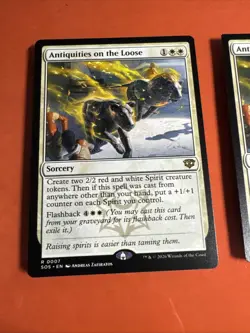 Antiquities on the Loose - Mtg: Secrets of Strixhaven (SOS) R 0007 (X2) - Image 2