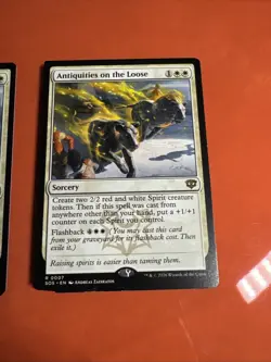 Antiquities on the Loose - Mtg: Secrets of Strixhaven (SOS) R 0007 (X2) - Image 3