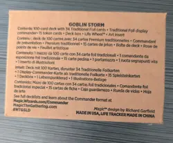 MTG Secret Lair Commander Deck Goblin Storm NEW/SEALED - Image 2