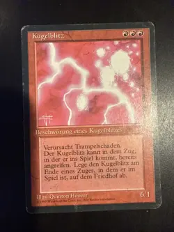 Ball Lightning The Dark German Mtg - Image 1