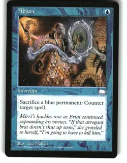 Magic the Gathering - Weatherlight Abjure 1997 Common - Image 1