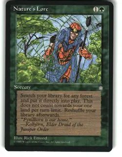 Magic the Gathering - Ice Age Nature's Lore 1995 143 Uncommon - Image 1