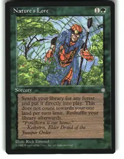 Magic the Gathering - Ice Age Nature's Lore 1995 143 Uncommon - Image 1