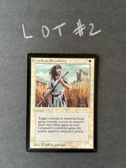 Swords to Plowshares MTG Magic Beta - Item #2 - Image 1