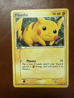Pikachu - 74/112 - Common NM, English Pokemon EX FireRed & LeafGreen - Image 1