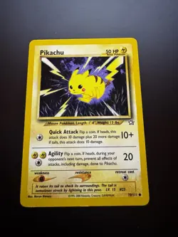 Pokemon TCG Pikachu 70/111 Neo Genesis Vintage LP - Image 1