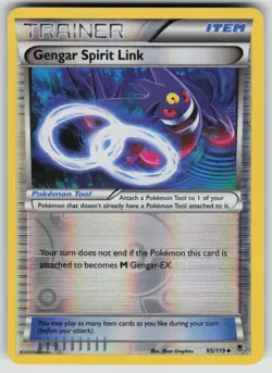 Gengar Spirit Link 95/119 Uncommon Phantom Forces Pokemon Reverse Holo LP - Image 1