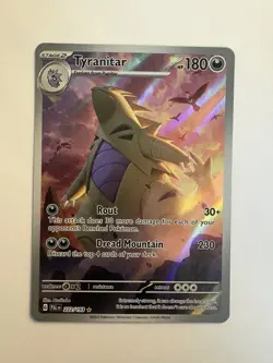 Pokemon Tyranitar 222/193 SV02 Paldea Evolved IR Holo ENG - Image 1