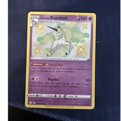 The Pokemon Company Galarian Rapidash SV048 Shining Fates Holo Shiny Rare EN - Image 1