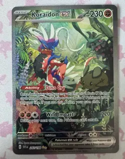 Pokemon TCG Koraidon ex Scarlet & Violet 247/198 Full Art Holo SIR EN - Image 1