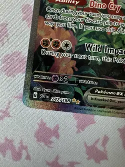 Pokemon TCG Koraidon ex Scarlet & Violet 247/198 Full Art Holo SIR EN - Image 4