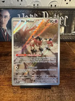 Pokemon TCG Mr. Mime Scarlet & Violet 151 179/165 Illus Rare Holo 90 HP - Image 1