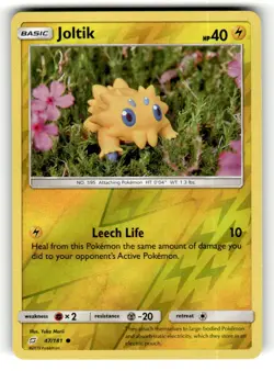 Joltik 47/181 Common Team Up Reverse Holo Pokemon Lightly Played - Image 1