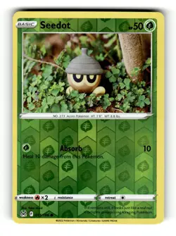 Seedot 011/196 Common Lost Origin Pokemon Reverse Holo - Image 1