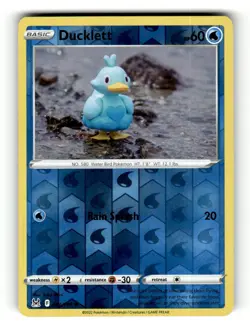 Ducklett 046/196 Common Lost Origin Pokemon Reverse Holo - Image 1