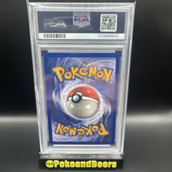 1999 Pokemon TCG Machamp Deck Exclusives Holo Rare 1st Edition PSA 7 8/102 - Image 2