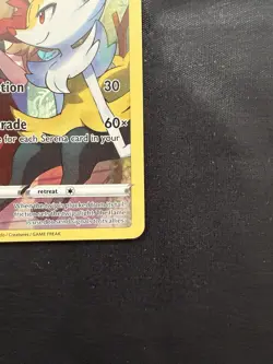 Pokemon TCG Braixen TG01/TG30 Silver Tempest TG Full Art Ultra Rare Holo EN - Image 4