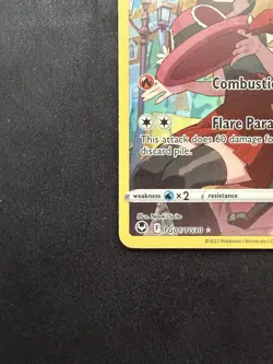 Pokemon TCG Braixen TG01/TG30 Silver Tempest TG Full Art Ultra Rare Holo EN - Image 5