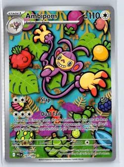 AMBIPOM 107 PHANTASMAL FLAMES POKEMON NM - Image 1