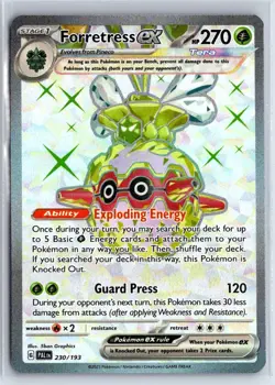 FORRETRESS EX 230 PALDEA EVOLVED POKEMON NM - Image 1