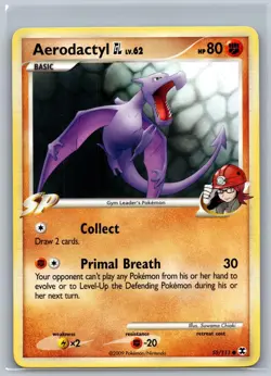AERODACTYL GL 55/111 COMMON RISING RIVALS POKEMON MP - Image 1