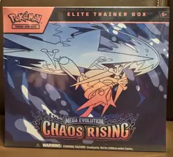 Pokemon TCG Mega Evolution Chaos Rising Elite Trainer Box ETB Factory Sealed Eng - Image 1