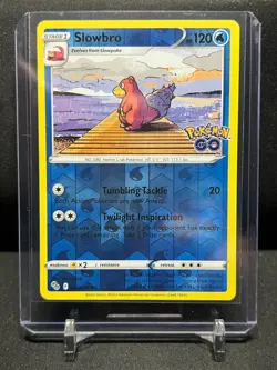 Slowbro 020/078 Reverse Holo Pokemon 2022 Sword & Shield GO NM - Image 1