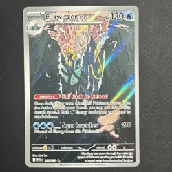Pokemon TCG Clawitzer 141/132 Illustration Rare Mega Evolution ME01 - Image 1