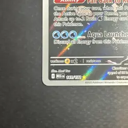 Pokemon TCG Clawitzer 141/132 Illustration Rare Mega Evolution ME01 - Image 5
