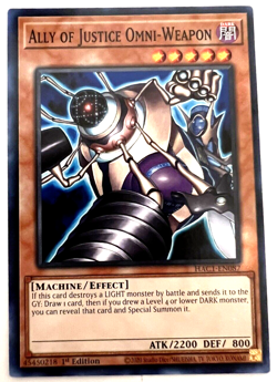 YuGiOh! - Ally Of Justice Omni-Weapon - HAC1-EN087 - 1st Edition - Common - Image 1