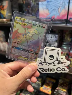 Pokemon TCG Charizard & Braixen GX 251/236 Sm-Cosmic Eclipse TAG TEAM RR Holo - Image 1