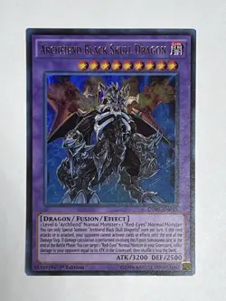 YuGiOh! TCG || Archfiend Black Skull Dragon - Ultra Rare - 1st Ed CORE-EN048 - Image 1