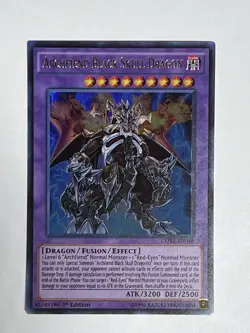 YuGiOh! TCG || Archfiend Black Skull Dragon - Ultra Rare - 1st Ed CORE-EN048 - Image 5