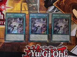 YUGIOH 3X VERRE MAGIC LACRIMA OF LIGHT BLMM-EN046 SECRET 1ST ED NM - Image 1