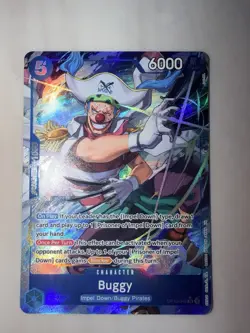 Buggy (Alt Art) OP16-048 SR The Time of Battle ONE PIECE Card Game ENGLISH - Image 1