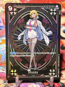 STUSSY - One Piece OP07-085 - SP Special Super Rare SR - A Fist of Divine Speed - Image 1