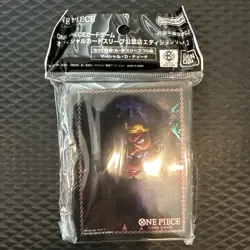 One Piece TCG Card Sleeves Limited Set 3 70ct Blackbeard Teach Teech New Sealed - Image 1