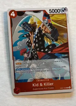 Kid & Killer EB01-003 Extra Booster Memorial Collection Common NM One Piece TCG - Image 1