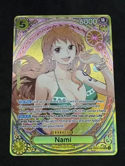 One Piece NAMI SP EB03-053 SR Alternate Art Heroines Edition - Image 1
