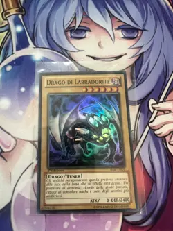 LABRADORITE DRAGON ITALIAN SUPER RARE 1ST SHSP-EN001 IT001 NEAR MINT YUGIOH - Image 1