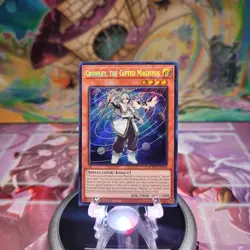 Crowley, the Gifted Magistus BLMM-EN044 1st Edition Secret Rare NM Yugioh - Image 1