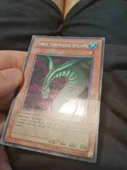 Yugioh Unheil Verkundende Schlange WC4-G002 Secret Rare German Sinister Serpent - Image 2