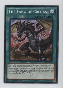 The Fang of Critias 1st Ed. YuGiOh Legendary Dragon Decks #LEDD-ENA22 - Image 1